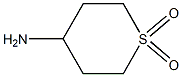1,1-Dioxo-tetrahydro-2H-thiopyran-4-amine 구조식 이미지