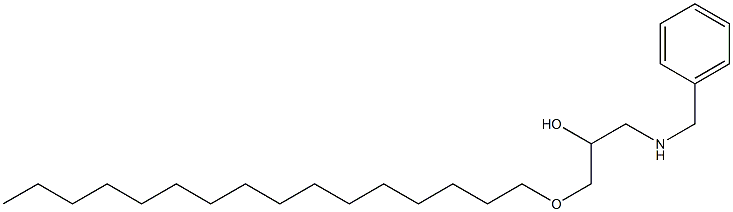 1-Benzylamino-3-hexadecyloxy-propan-2-ol 구조식 이미지