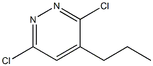 3,6-DICHLORO-4-PROPYL-PYRIDAZINE 구조식 이미지