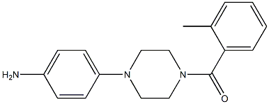 1-(2-METHYL BENZOYL)-4-(4-AMINOPHENYL ) PIPERAZINE 구조식 이미지