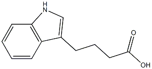 Indol-3-butyric acid 구조식 이미지