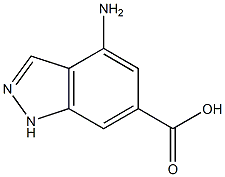 4-AMINOINDAZOLE-6-CARBOXYLIC ACID 구조식 이미지