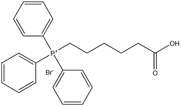 5-CARBOXYPENTLYTRIPHENYLPHOSPHONIUM BROMIDE 구조식 이미지
