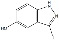 3-IODO-5-HYDROXYINDAZOLE 구조식 이미지