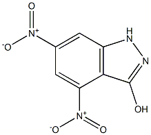 4,6-DINITRO-3-HYDROXY-1H-INDAZOLE Structure