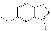 3-BROMO-5-METHOXYINDAZOLE 구조식 이미지