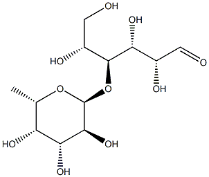 4-O-(ALPHA-L-FUCOPYRANOSYL)-D-GALACTOSE Structure