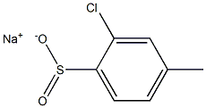 2-CHLORO-4-METHYLBENZENESULFINIC ACID SODIUM SALT 구조식 이미지