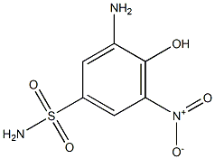 2-AMINO-6-NITROPHENOL-4-SULFONAMIDE 구조식 이미지