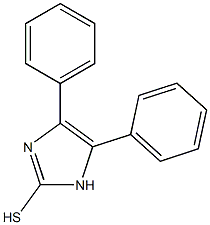 4,5-DIPHENYL-2-IMADAZOLETHIOL 구조식 이미지