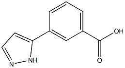 3-(1h-pyrazol-5-yl)benzoic acid 구조식 이미지