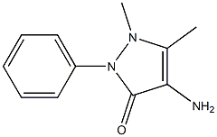 4-aminoantipyrine 구조식 이미지