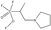 1,1,1-Trifluoro-2-(Pyrrolidinylmethyl)Propionic Acid 구조식 이미지