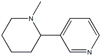 3-(1-Methylpiperidin-2-yl)Pyridine 구조식 이미지