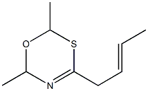 4-[(2E)-But-2-Enyl]-2,6-Dimethyl-6H-1,3,5-Oxathiazine 구조식 이미지