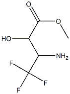 (D,L)METHYL3-AMINO-4,4,4-TRIFLUORO-2-HYDROXYBUTANOATE Structure