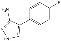 4-(4-fluorophenyl)-1H-pyrazol-3-amine Structure