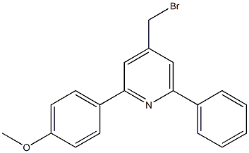 4-(bromomethyl)-2-(4-methoxyphenyl)-6-phenylpyridine Structure