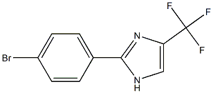 2-(4-bromophenyl)-4-(trifluoromethyl)-1H-imidazole Structure