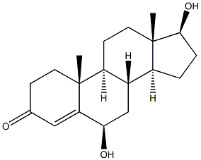 4-Androsten-6b,17b-diol-3-one 구조식 이미지