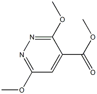 METHYL 3,6-DIMETHOXYPYRIDAZINE-4-CARBOXYLATE Structure