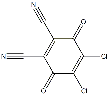 2,3-DICHLORO-5,6-DICHANO-1,4-BENZOQUINONE Structure