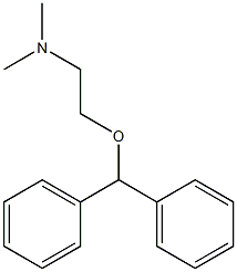 N,N-DIMETHYL-2-(DIPHENYL-METHOXY)ETHANAMINE Structure