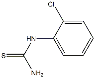 O-CHLOROPHENYL SULFOCARBAMIDE Structure