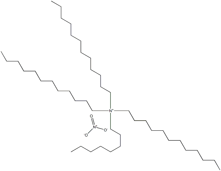 TRIDODECYLOCTYLAMMONIUM NITRATE Structure