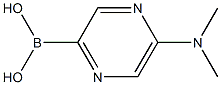 5-DIMETHYLAMINOPYRAZINE-2-BORONIC ACID Structure