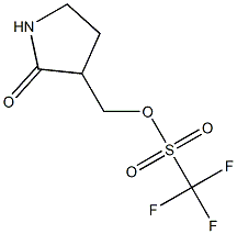 (2-OXOPYRROLIDIN-3-YL)METHYL TRIFLUOROMETHANESULFONATE Structure