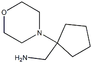 1-(1-MORPHOLIN-4-YLCYCLOPENTYL)METHANAMINE Structure