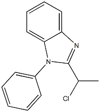 2-(1-CHLOROETHYL)-1-PHENYL-1H-BENZIMIDAZOLE Structure