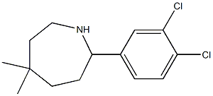 2-(3,4-DICHLOROPHENYL)-5,5-DIMETHYLAZEPANE Structure