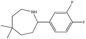 2-(3,4-DIFLUOROPHENYL)-5,5-DIMETHYLAZEPANE Structure