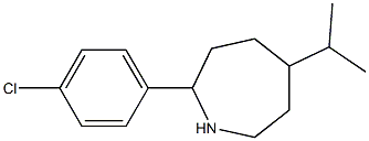 2-(4-CHLOROPHENYL)-5-ISOPROPYLAZEPANE Structure