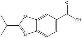 2-ISOPROPYLBENZO[D]OXAZOLE-6-CARBOXYLIC ACID 구조식 이미지