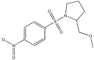 2-METHOXYMETHYL-1-(4-NITRO-BENZENESULFONYL)-PYRROLIDINE Structure