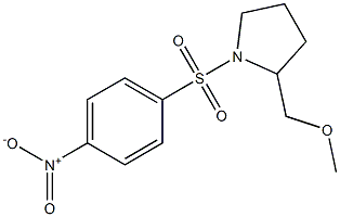 2-METHOXYMETHYL-1-(4-NITRO-BENZENESULFONYL)-PYRROLIDINE 구조식 이미지