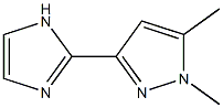 3-(1H-IMIDAZOL-2-YL)-1,5-DIMETHYL-1H-PYRAZOLE Structure
