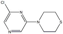 4-(6-CHLORO-PYRAZIN-2-YL)-THIOMORPHOLINE 구조식 이미지