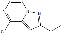 4-CHLORO-2-ETHYLPYRAZOLO[1.5-A]PYRAZINE Structure