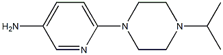 6-(4-ISOPROPYLPIPERAZIN-1-YL)PYRIDIN-3-AMINE 구조식 이미지