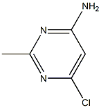 6-CHLORO-2-METHYL-PYRIMIDIN-4-YL-AMINE 구조식 이미지