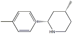 CIS-4-METHYL-2-(4-METHYLPHENYL)PIPERIDINE Structure