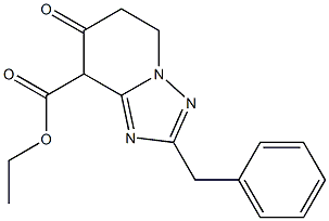 ETHYL 2-BENZYL-7-OXO-5,6,7,8-TETRAHYDRO[1,2,4]TRIAZOLO[1,5-A]PYRIDINE-8-CARBOXYLATE Structure