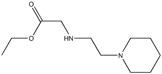 ETHYL N-(2-PIPERIDIN-1-YLETHYL)GLYCINATE 구조식 이미지