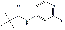 N-(2-CHLOROPYRIDIN-4-YL)-2,2-DIMETHYLPROPANAMIDE 구조식 이미지