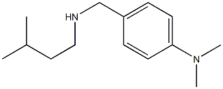 N,N-DIMETHYL-4-{[(3-METHYLBUTYL)AMINO]METHYL}ANILINE 구조식 이미지