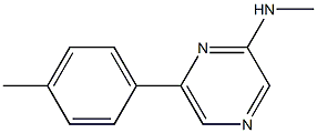 N-METHYL-6-(4-METHYLPHENYL)PYRAZIN-2-AMINE Structure